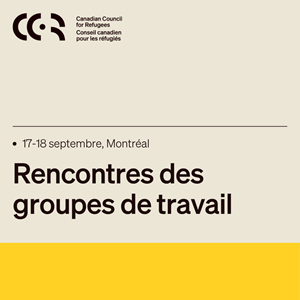 Rencontres des groupes de travail septembre 2026